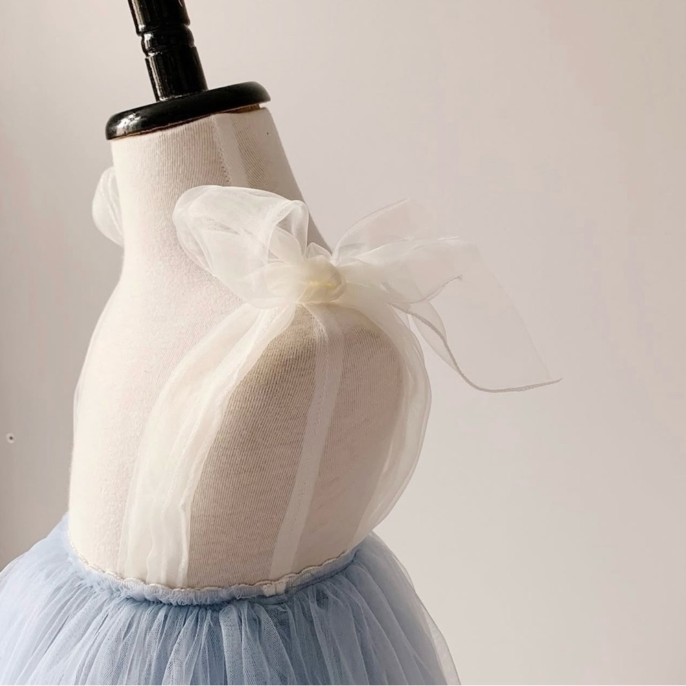 Bluish Tiffany tutu dress in blue, size 3-5T